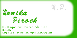 monika piroch business card